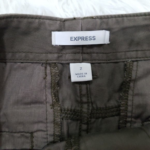 Express mini skirt size 2 brown. Pre owned - Picture 4 of 4